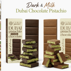 Dubai Chocolate Bar – 2.3 oz | Crunchy Kataifi & Rich European Pistachio Paste